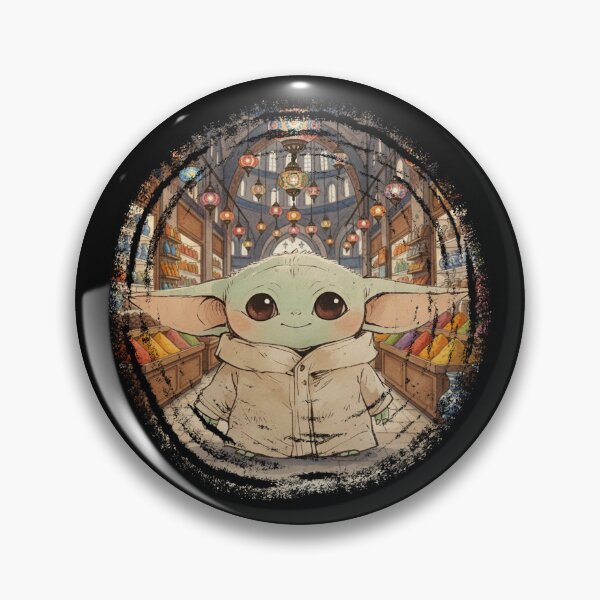 Item preview, BABY YODA IN GRAND BAZAAR ISTANBUL designed and sold by LIS AND MELIVERSO.