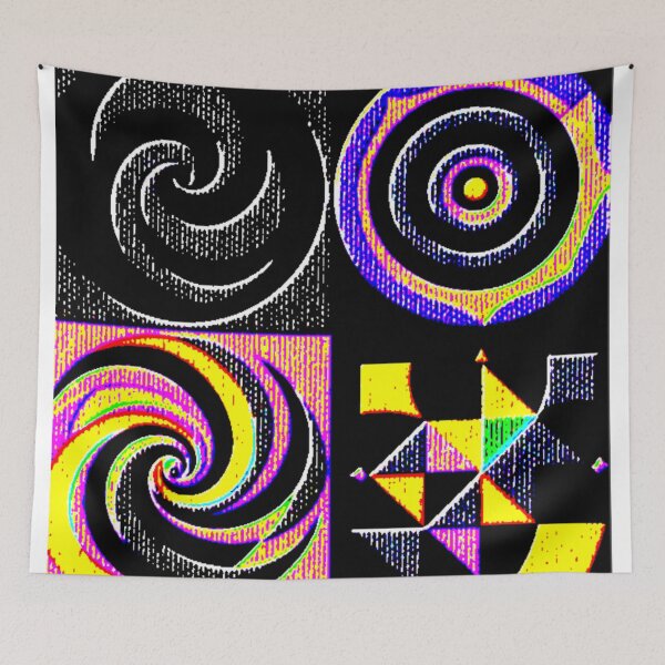 Item preview, optical drift electrize 2 colorful geometric abstract design designed and sold by SmashingDeals.
