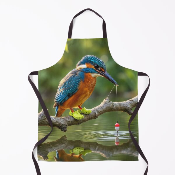 Item preview, Kingfisher Fishing in Crocs designed and sold by Tridentulus.