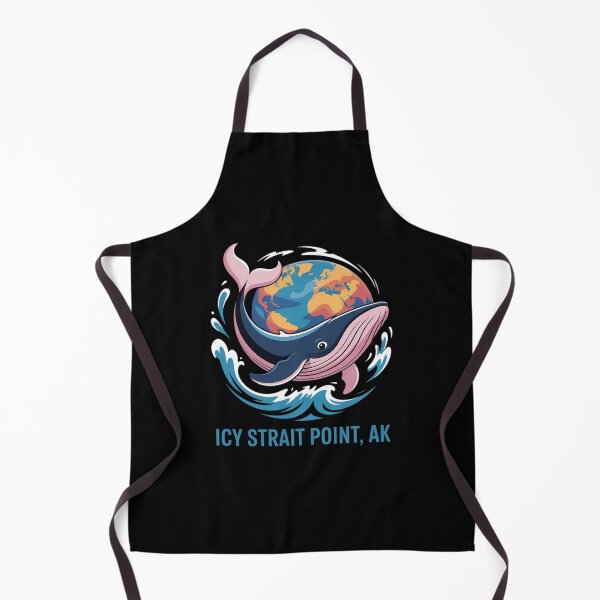 Item preview, Icy Strait Point, AK Colorful Abstract Indigo Whale designed and sold by FaithAbbott.