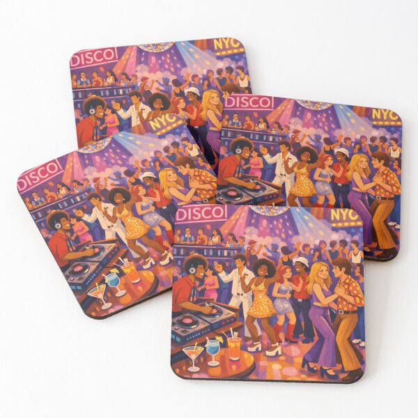 Item preview, Disco 70s Dancing Time New York designed and sold by Arte Cartoon From TagTeam Group.