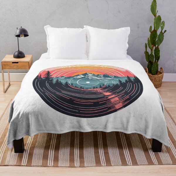 Item preview, Mountains and forest on vinyl. designed and sold by CrazyAlpacaDSGN.