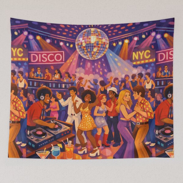 Item preview, Disco 70s Dancing Time New York designed and sold by Arte Cartoon From TagTeam Group.