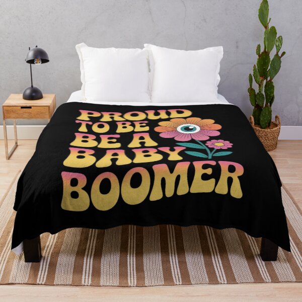 Item preview, Flower Proud to be a Baby Boomer designed and sold by ProudForFunny.