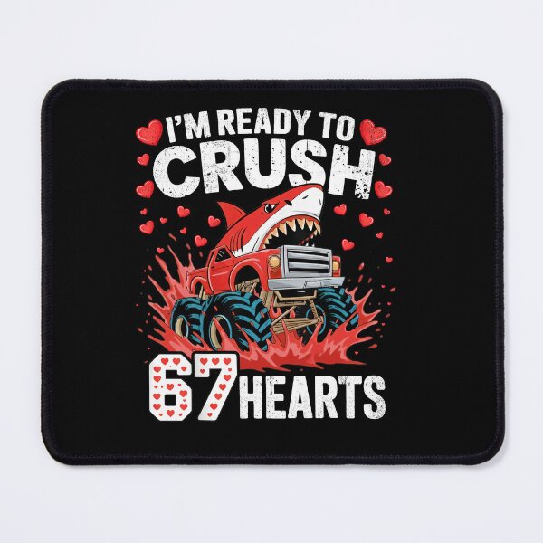 Item preview, Shark Monster Truck Valentine Crush Tee designed and sold by LashondaGreen89.