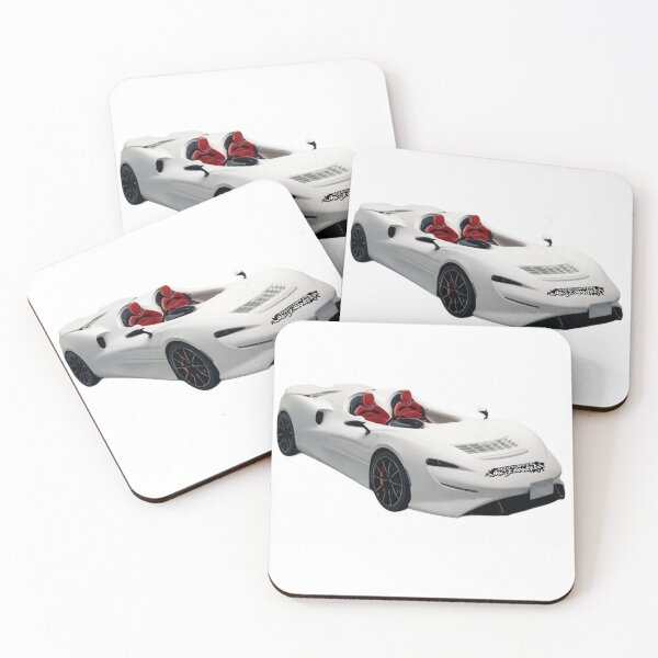Item preview, White Supercar Convertible – Futuristic Sports Car Art Sticker  designed and sold by Artuer69.