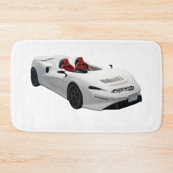 Item preview, White Supercar Convertible – Futuristic Sports Car Art Sticker  designed and sold by Artuer69.