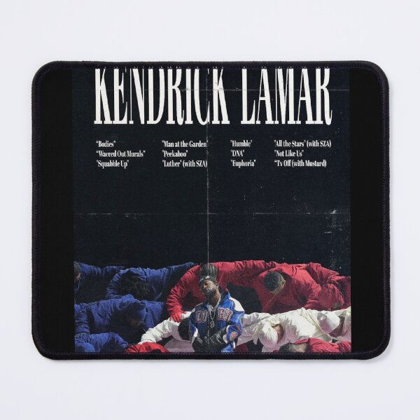 Item preview, Kendrick Lamar super bowl poster designed and sold by BubbleStreet.