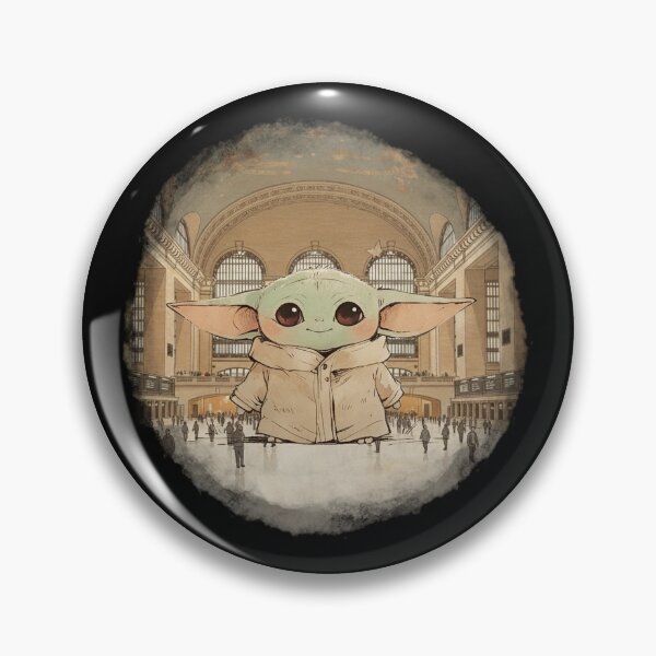 Item preview, BABY YODA IN GRAND CENTRAL TERMINAL designed and sold by LIS AND MELIVERSO.