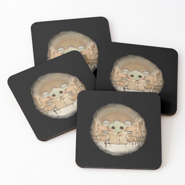 Item preview, BABY YODA IN GRAND CENTRAL TERMINAL designed and sold by LIS AND MELIVERSO.