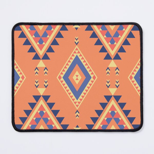 Item preview, Modern native pattern in bright orange vertical stripes. designed and sold by Nengsang.