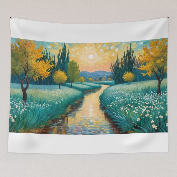 Item preview, The Painted River designed and sold by Undersea Ai Art.