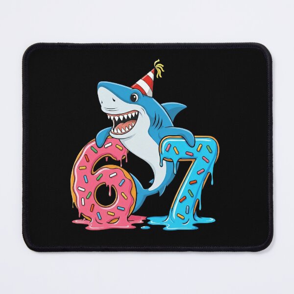 Item preview, Donut Shark 6 7 Six Seven Birthday Party Tee designed and sold by LashondaGreen89.