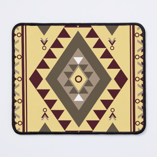Item preview, Modern native pattern in vertical yellow-brown tones. designed and sold by Nengsang.
