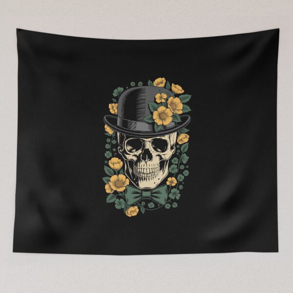 Item preview, Skull Skeleton - Leprechaun St. Patrick's Day Saint Paddy's designed and sold by FaithAbbott.