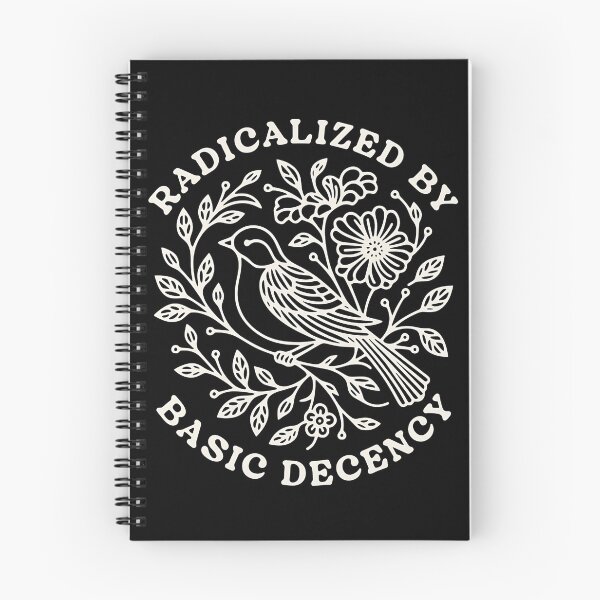 Item preview, Radicalized by Basic Decency – Botanical Activist Graphic Statement T-Shirt designed and sold by maitivi.