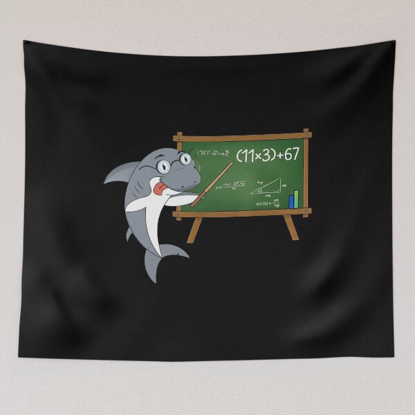 Item preview, Funny Math Shark 67 Six Seven Equation Tee designed and sold by LashondaGreen89.