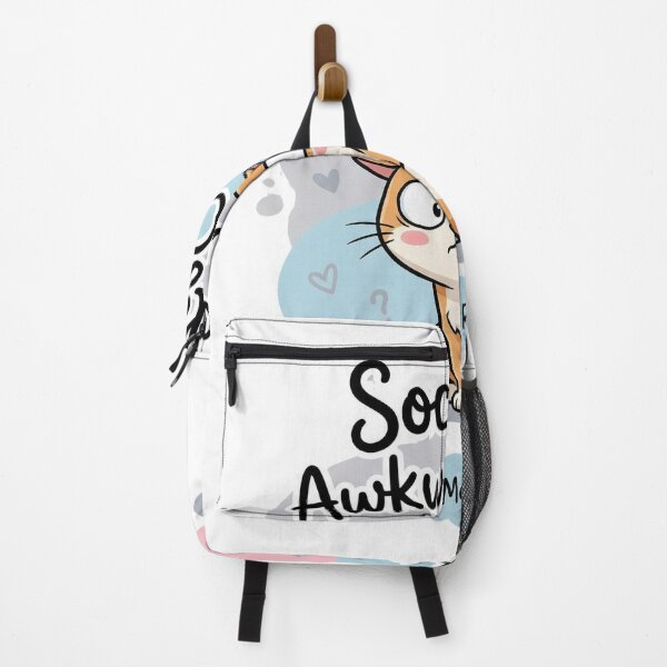 Item preview, Socially Awkward Cat Tee | Introvert Cat Lover Sticker | Funny Cat Humor Mug designed and sold by GeniePixel.