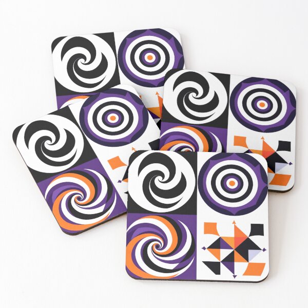Item preview, optical drift colorful geometric abstract design designed and sold by SmashingDeals.