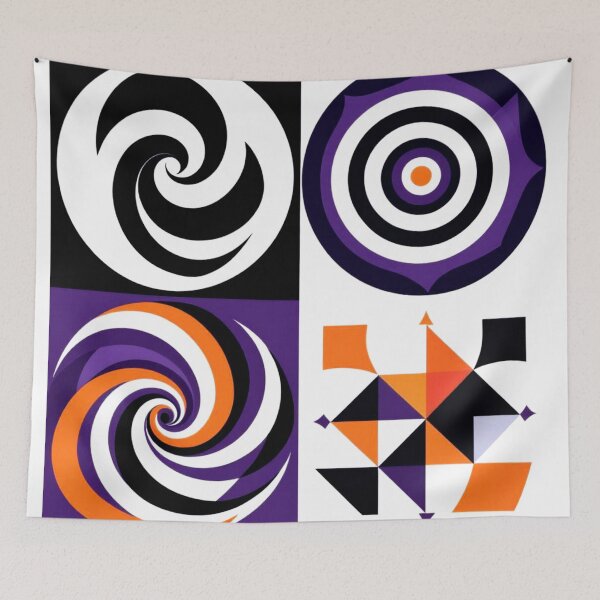 Item preview, optical drift colorful geometric abstract design designed and sold by SmashingDeals.