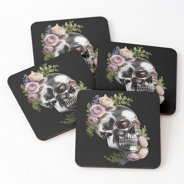 Item preview, Flower Skull Sugar Roses designed and sold by ProudForFunny.