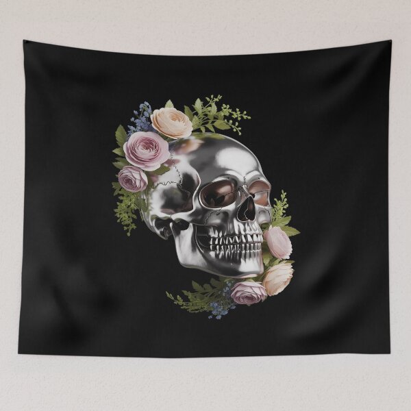 Item preview, Flower Skull Sugar Roses designed and sold by ProudForFunny.