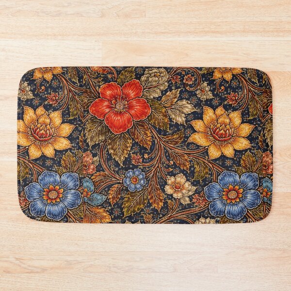 Item preview, Indonesian Batik Floral Pattern designed and sold by Myra365Art.