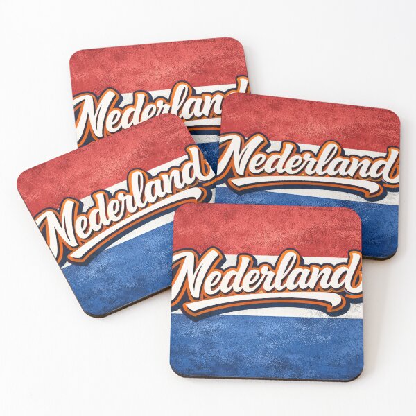 Item preview, Nederland Netherlands Flag Typography – Dutch National Pride Design designed and sold by GarnerSupplyCo.