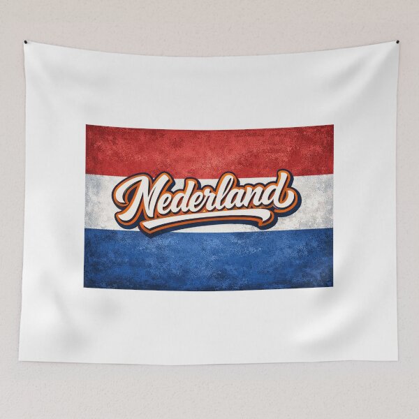 Item preview, Nederland Netherlands Flag Typography – Dutch National Pride Design designed and sold by GarnerSupplyCo.