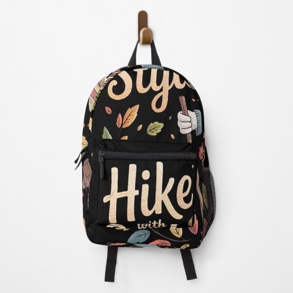 Item preview, Hike With Style Autumn Adventures Await Hiking Enthusiast designed and sold by StuffNestie.
