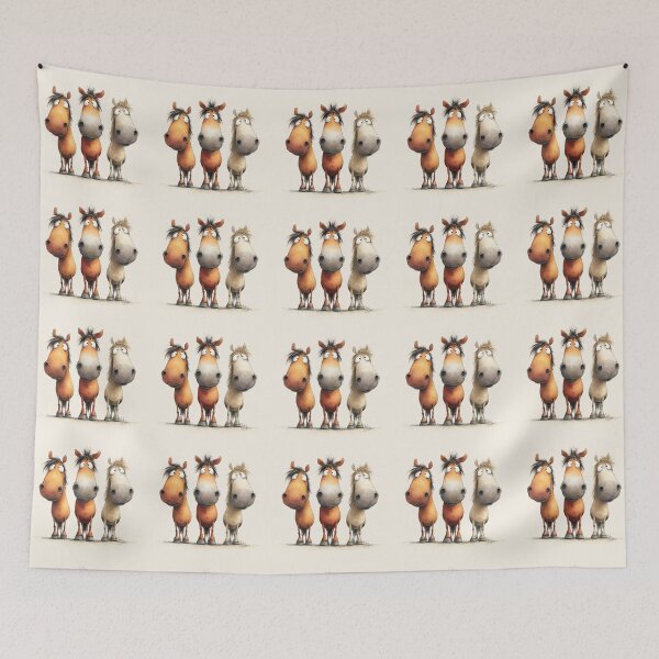 Item preview, Cute Happy Horse ' The Band ' Designs BY SHiRLeY MacARTHuR designed and sold by Shirley MacArthur Art.