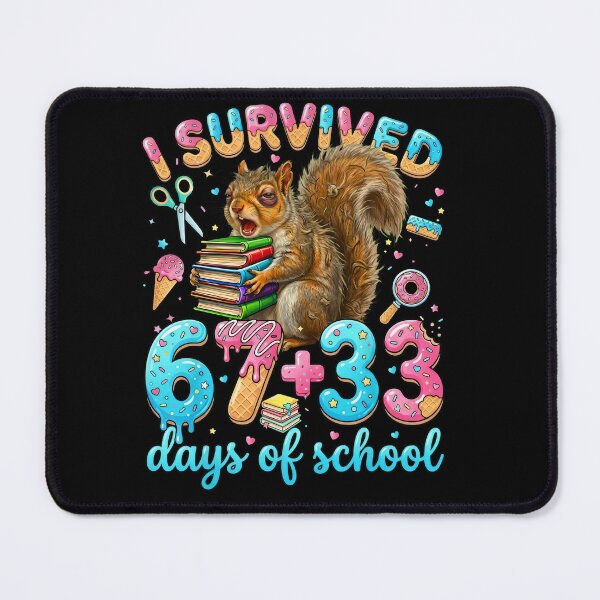 Item preview, Funny Squirrel Survived School 100 Days Tee designed and sold by LashondaGreen89.