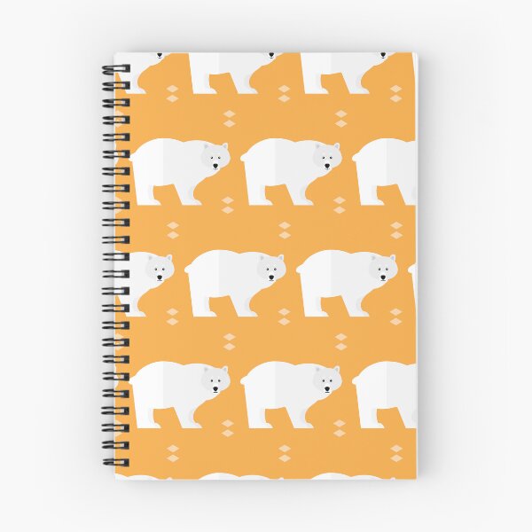 Item preview, Polar bears on orange designed and sold by reneesillus.