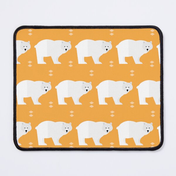 Item preview, Polar bears on orange designed and sold by reneesillus.