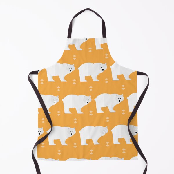 Item preview, Polar bears on orange designed and sold by reneesillus.