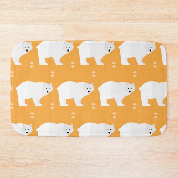 Item preview, Polar bears on orange designed and sold by reneesillus.