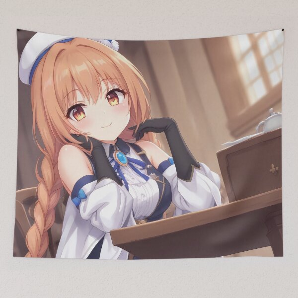 Item preview, Nozomi Princess Connect Anime Girl Tea Time Elegance designed and sold by Tokyonomad.