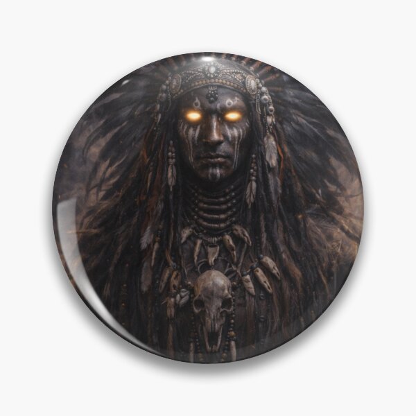 Item preview, Ancient Smoke Shaman with Glowing Eyes designed and sold by photoparadise22.