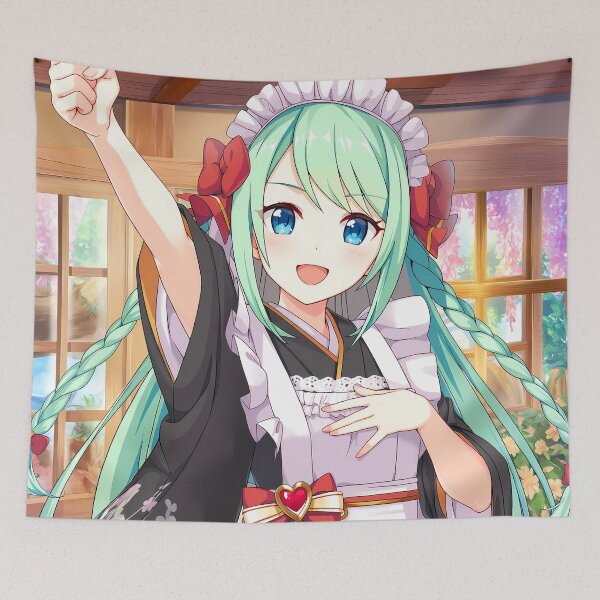 Item preview, Chika Energetic Maid Princess Connect Game Anime Girl designed and sold by Tokyonomad.