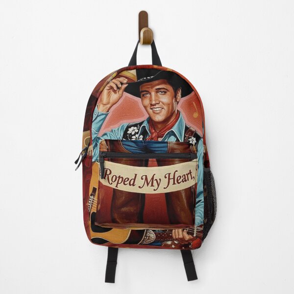 Item preview, Elvis Presley Valentine Art – "Roped My Heart" Cowboy Oil Painting designed and sold by Art's Diner.