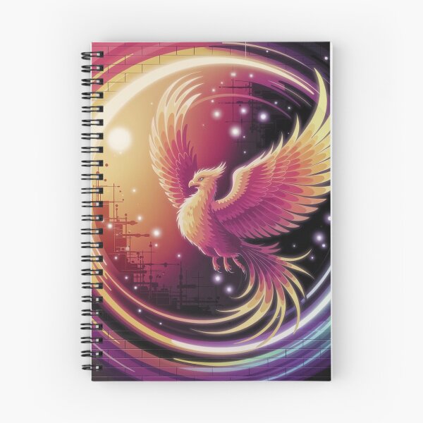 Item preview, Golden Cosmic Phoenix designed and sold by FrenchRomani.