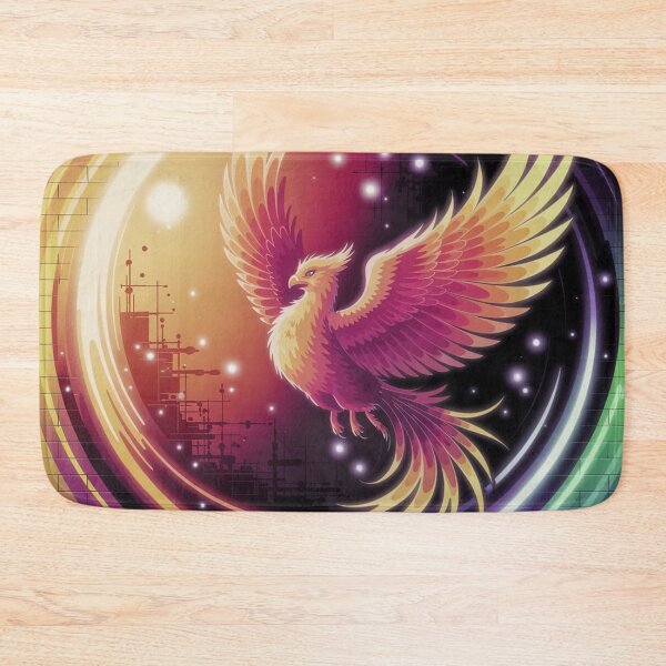 Item preview, Golden Cosmic Phoenix designed and sold by FrenchRomani.