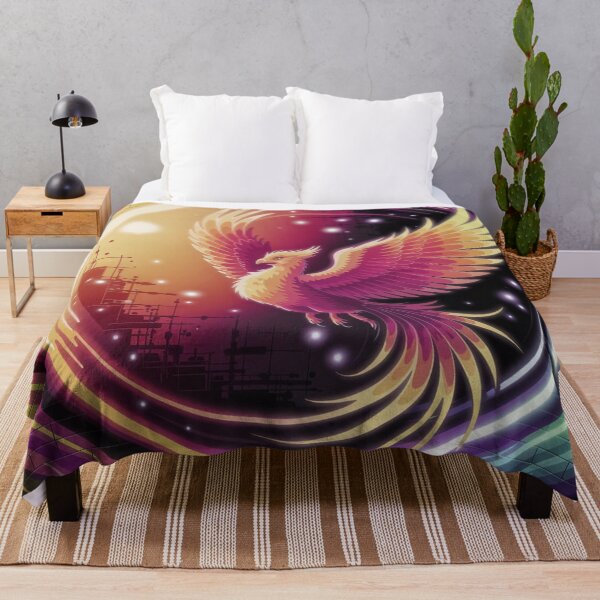 Item preview, Golden Cosmic Phoenix designed and sold by FrenchRomani.