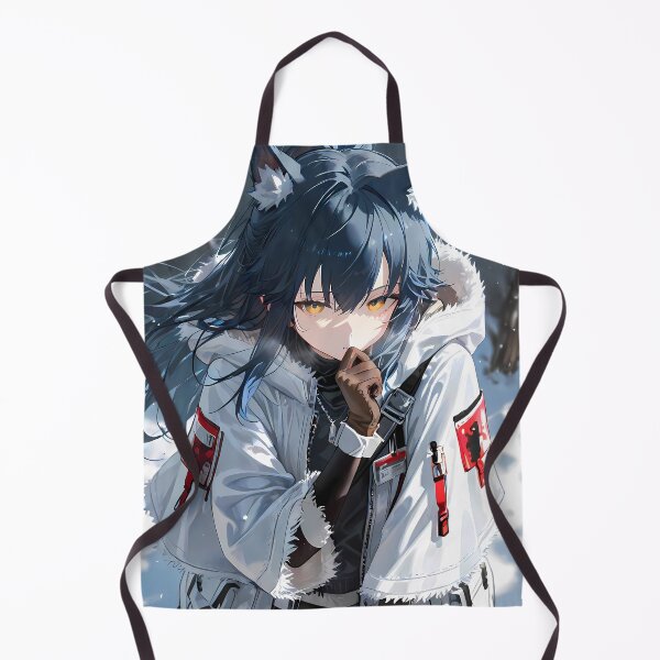 Item preview, Prelude Texas Arknights Game Girl Snow Forest White Jacket Anime designed and sold by Tokyonomad.