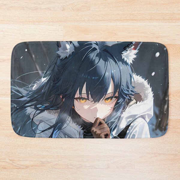 Item preview, Prelude Texas Arknights Game Girl Snow Forest White Jacket Anime designed and sold by Tokyonomad.