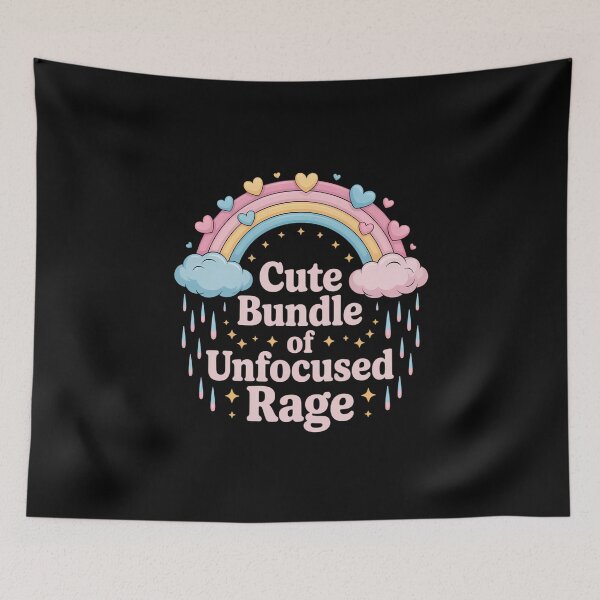 Item preview, Cute Sayings Joke Funny Goth Rainbow designed and sold by lilensgavadur.