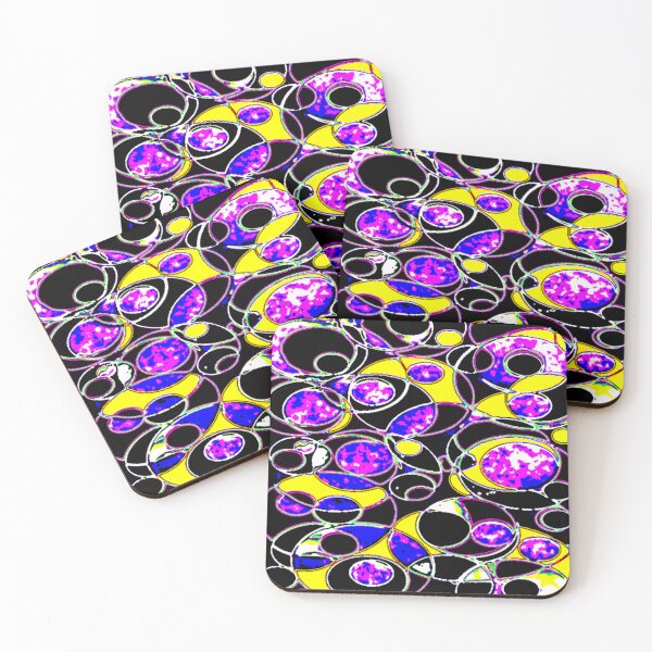 Item preview, Circle Heaven: Electric Chaos  15 colorful geometric abstract design designed and sold by SmashingDeals.