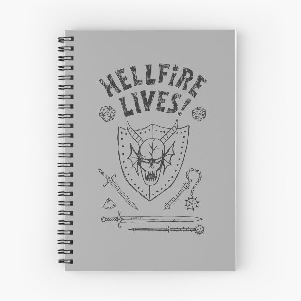Item preview, Hellfire Lives – Retro Tabletop RPG Club Fantasy Illustration designed and sold by Grind107.
