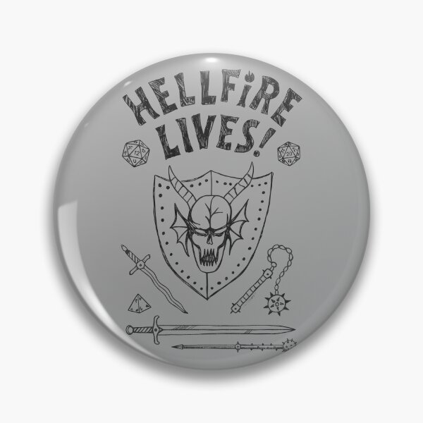 Item preview, Hellfire Lives – Retro Tabletop RPG Club Fantasy Illustration designed and sold by Grind107.