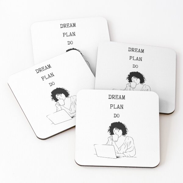Item preview, Dream Plan Do - Minimalist Girl Boss Illustration designed and sold by Mastalina99.